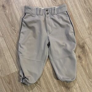 Gray Baseball Knickers